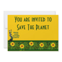 Earth Day Dancer Personalized Invite