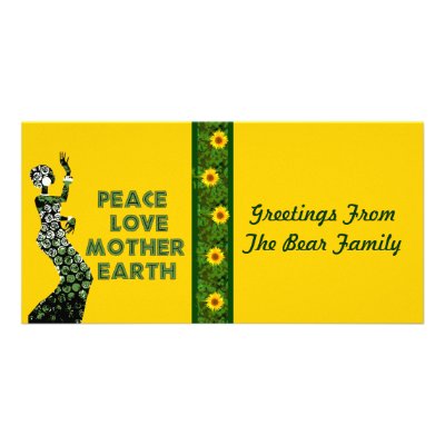 Earth Day Dancer Picture Card by orsobear