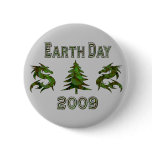 Earth Day Dragons 2009 Pinback Buttons