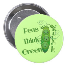 Earth Day Environmental Buttons
