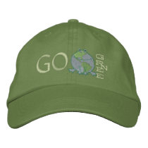 Earth Day Environmental Embroidered Baseball Caps