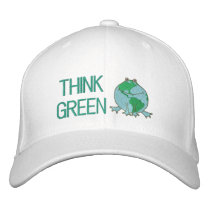 Earth Day Environmental Embroidered Baseball Cap