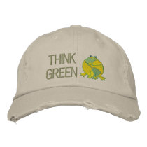 Earth Day Environmental Embroidered Baseball Cap