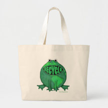 Earth Day Environmental Frog Bag