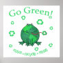 Earth Day Environmental Frog Posters