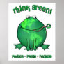 Earth Day Environmental Frog Print