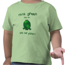 Earth Day Environmental Frog Tshirts