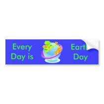Earth Day Every Day Bumper Sticker