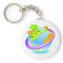 Earth Day Every Day Keychains