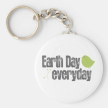 Earth day every day! keychains