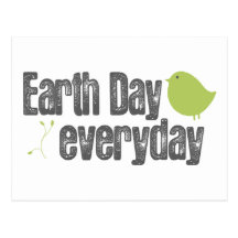 Earth day every day! postcards