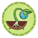 Earth Day Every Day Stickers