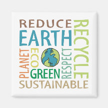 Earth Day Fridge Magnets