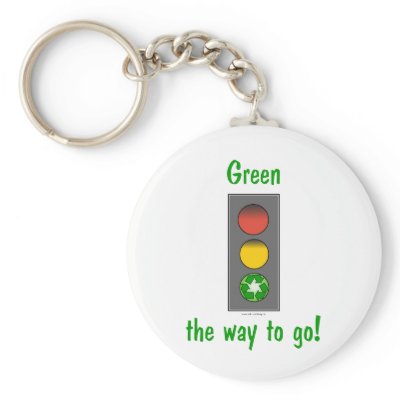 Earth day gear: Green the way to go tees and more. Key Chain by eftees