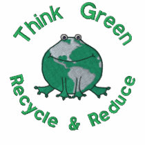 Earth Day Green Frog Recycle Environmental