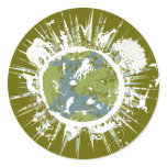 Earth Day Green Stickers