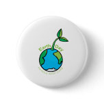 Earth Day Handle with care buttons