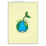 Earth Day Handle with care Greeting Card