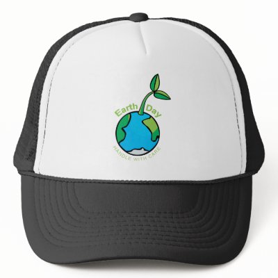 Earth Day Handle with care Mesh Hats by treehuggers