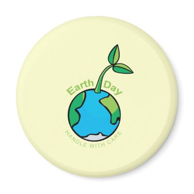 Earth Day Handle with care Magnet by Shirtuosity