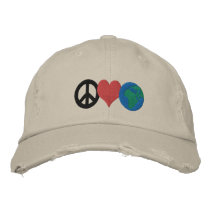 Earth Day Hat Embroidered Baseball Cap