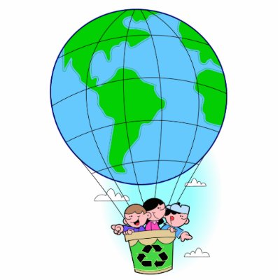 Earth Day hot air balloon Photo Cut Out by doonidesigns