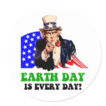 Earth Day is every day! Stickers