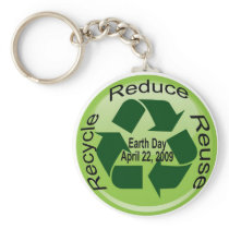 EARTH DAY KEYCHAINS