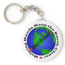 Earth Day Keychain