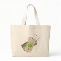 Earth day : made in nature tote bags