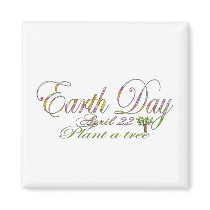 Earth Day Refrigerator Magnets