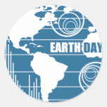 Earth Day Nature Frienly and Organic Round Sticker