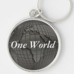 Earth Day One World Keychain