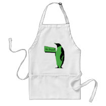 Earth Day Penguin Apron