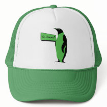Earth Day Penguin Mesh Hats