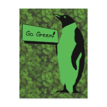 Earth Day Penguin Post Cards