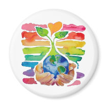 Earth Day Planet Magnet