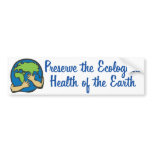 Earth Day Preserve bumper stickers