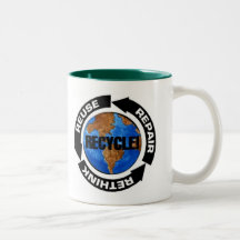 Earth Day Recycle Mug - Customized