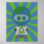 Earth Day Recycle Poster Art