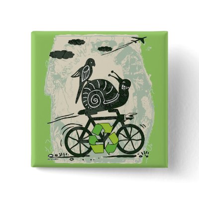 Earth Day Recycling Snail by mudgestudios