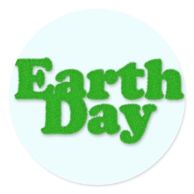 Earth Day Round Sticker by superdumb