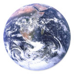 Earth Day The MUSEUM Zazzle Gifts Round Stickers