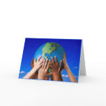 EARTH DAY THINK GREEN GREETING CARD