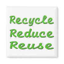 EARTH DAY THINK GREEN MAGNETS