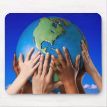 EARTH DAY THINK GREEN MOUSE MATS