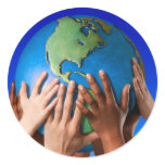 EARTH DAY THINK GREEN STICKER