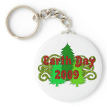 Earth Day Trees 2009 Keychain