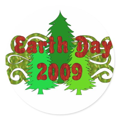 Earth Day Trees 2009 Sticker by orsobear