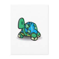 Earth Day Turtle Postcard
